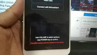 Fix sửa lỗi This MIUI version cant' be installed on this device cho Xiaomi Redmi 5 Plus Note 5 Pro