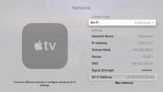 How to Find the MAC Address on Apple TV