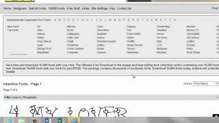 How Do You Get Downloaded Fonts From the Internet on Microsoft Word With Windo... : MS Word & Excel