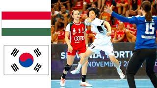 Semi Final  Hungary vs South Korea  HIGHLIGHTS  U-18 IHF Women's Youth World Championship 2022