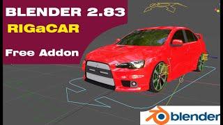 Rigacar in Blender 2.83 Tutorial (FREE ADDON)