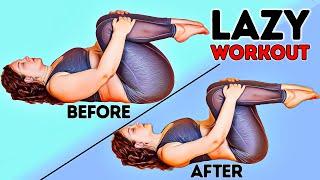 BURN BELLY, THIGHS & LEGS AT HOME | LYING LAZY WORKOUT