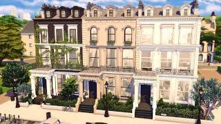 LONDON TOWNHOUSES | (Growing Together Family Homes) |  Sims 4 Speed Build (Stop Motion)