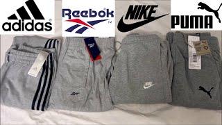 TOP 4 sports track pants review Adidas vs Reebok vs Nike vs Puma