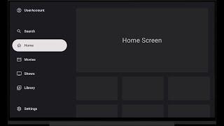 Navigation Drawer for Android TV using Compose