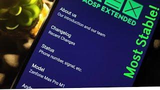 Most stable ROM for Asus Zenfone Max Pro M1 (AEX 5.8 Official)