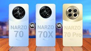 Realme Narzo 70 5G Vs Realme Narzo 70X 5G Vs Realme Narzo 70 Pro 5G