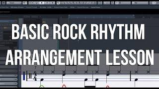 Basic Rock Rhythm Arrangement Lesson