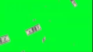 Raining money | Green Screen Effect