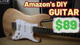 DIY Strat on Amazon for only $89? But is it good? Checking out the new Fesley electric guitar kit!