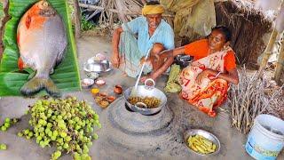 ROOP CHAND FISH masala curry and fig recipe cooking & eating by our grandmaa