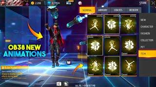 OB38 NEW ANIMATION FREE FIRE | OB 38 UPDATE ANIMATION | NEW ANIMATION IN FREE FIRE