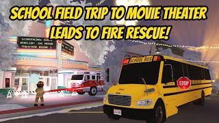 Greenville, Wisc Roblox l Realistic School Bus Field Trip NEW Movie Theater Update Roleplay