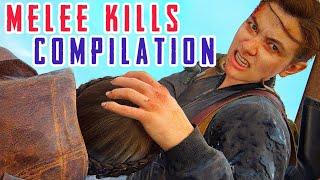 The Last Of Us 2 - Abby Epic Combat Moves & Barehand Finishers - Abby Melee Combat