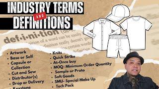 Fashion Vocabulary Words and Definitions | Clothing Brands Terms