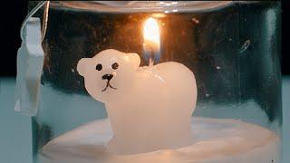 Polar Bear Candle