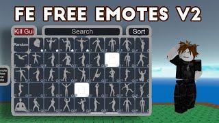 FE Free Emotes v2 Script OP - Roblox Scripts