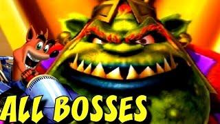 Crash Nitro Kart - ALL Boss Races + Cutscenes