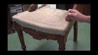 Eastlake Chair Upholstery -  Traditional Springing & Stuffing Techniques