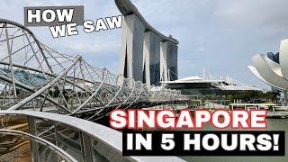 How we saw Singapore in 5 HOURS!