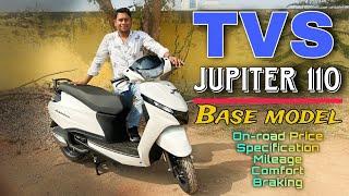 TVS Jupiter 110 Drum  Base Model Most Value for money