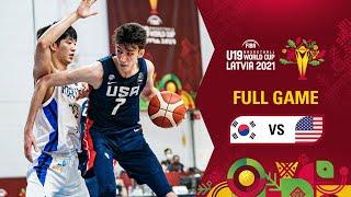 Korea v USA | Full Game - FIBA U19 Basketball World Cup 2021