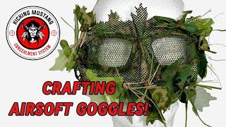 Craft Your Own Airsoft Goggles: Step-by-Step Guide (KMCS Goggle Crafting Pack & Lens Camo Sticker)