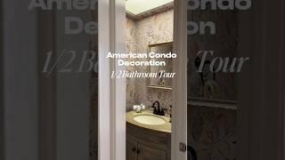 Home Decoration: 1/2 Bathroom Tour #homedecoration #bathroommakeover