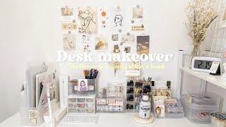 desk makeover + stationery organization ️