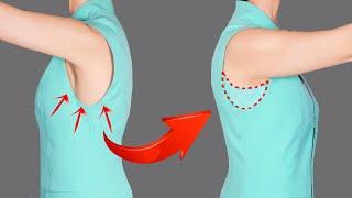 Good sewing trick how to fix a loose armhole to fit you perfectly!