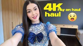 4K TRANSPARENT Try-On Haul 2024 | Transparent TOP Challenge | See-Through Fashion