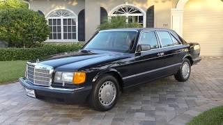 1990 Mercedes Benz 300SE W126 Review and Test Drive by Bill - Auto Europa Naples