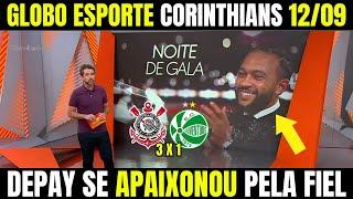 GLOBO ESPORTE CORINTHIANS! TIMÃO AVANÇA NA COPA DO BRASIL EM NOITE MÁGICA! NOTÍCIAS DO CORINTHIANS