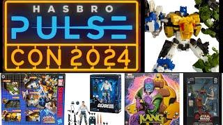 Hasbro Pulse Con 2024 Exclusive Figures DINOKING/Kang & More + NYCC 2024 Panel Info!!!