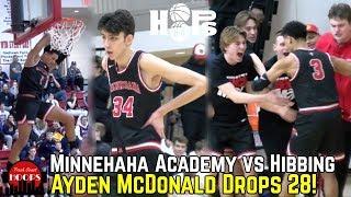 Minnehaha Academy Shows Out vs Hibbing! Terry Lockett Catches Fire!