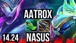 AATROX vs NASUS (TOP) | KR Master | 14.24