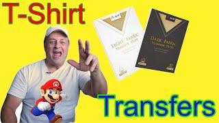 DIY Custom T-Shirts using A-SUB Light Fabric & Dark Fabric paper