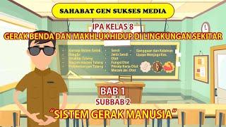 IPA KELAS 8 BAB 1 KD 3.1 SUBBAB 2 SISTEM GERAK MANUSIA