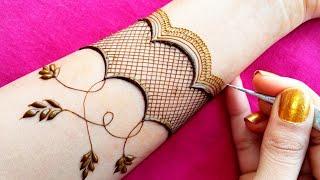 Latest full hand mehndi designs ll front hand mehndi designs ll mehndi designs ll full hand mehndi