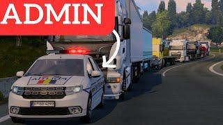 ‍️POLICE Patrol in CALAIS-DUISBURG | Game Moderator TruckersMP