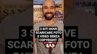 3 siti gratuiti dove scaricare foto, video e musica senza copyright #shorts