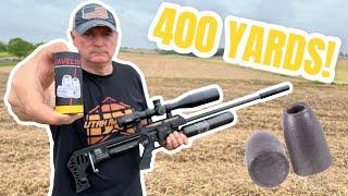 Here's What a 400-Yard Shots Look Like with #fxPowerBlock and .22 Javelin Slugs