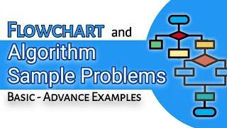 FLOWCHART AND ALGORITHM SAMPLE PROBLEMS TAGALOG  BASIC - ADVANCE | PART1 | Beginners Guide 2021