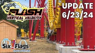 Flash: Vertical Velocity Update 6/23/24! | Six Flags Great Adventure