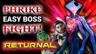 Returnal PS5 - How to beat First Boss, Phrike, Easily!