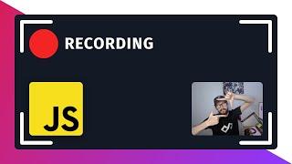 Build a SCREEN RECORDER WITH AUDIO in JavaScript - JavaScript Beginner Tutorial