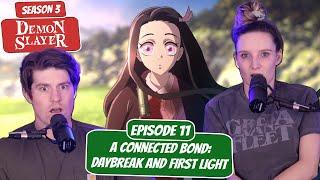 NEZUKO IN THE SUN?! | Demon Slayer Season 3 FINALE Reaction | Ep 11, “Daybreak and First Light”