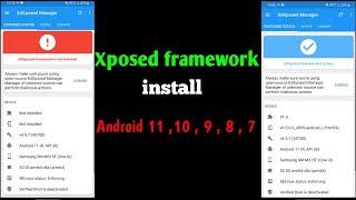 How to install Xposed Framework Android 11 , 10, 9, 8, samsung,realme,redmi,oppo,one plus,vivo
