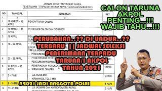 JADWAL REGISTRASI & VERIFFIKASI DI UNDUR CALON TARUNA/I AKPOL 2021?? || WAJIB TAHU!! PENTING!!