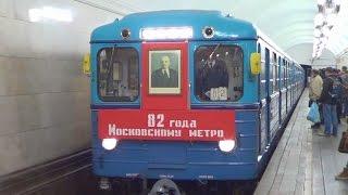 Электропоезд 81-710 "ЕЖ-3" (Парад поездов Московского метро 82 года!)